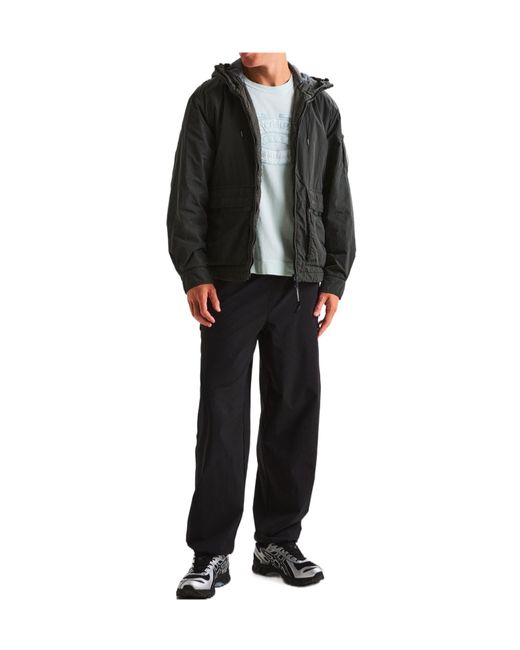 C P Company Gray Hooded Lightweight Wind Jacket for men