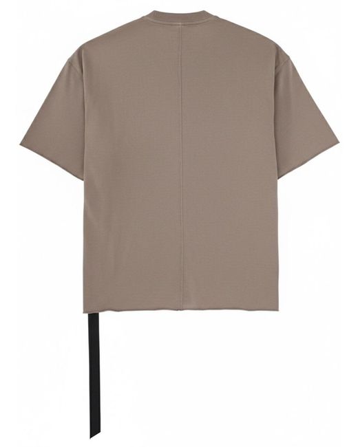 Rick Owens Gray Tommy T Oversized T-Shirt for men
