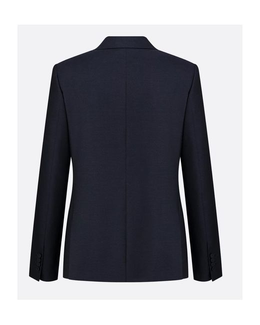 Dior Blue Wool And Mohair Blazer for men