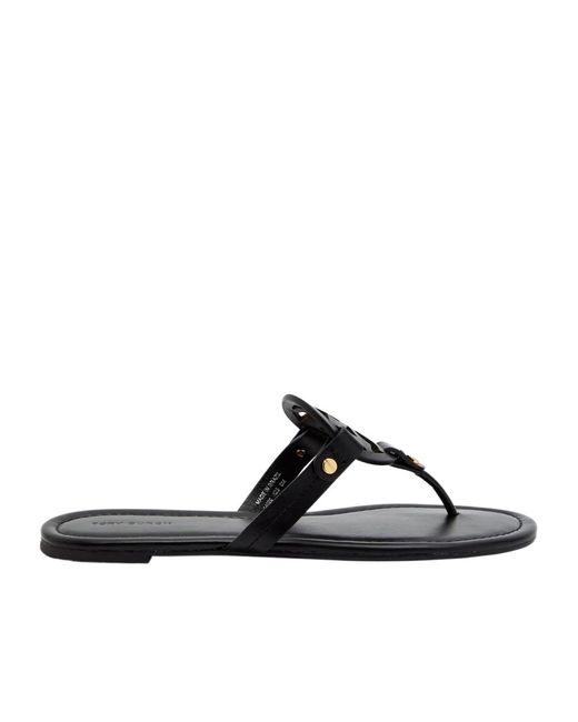 Tory Burch Brown Cutout Leather Sandals