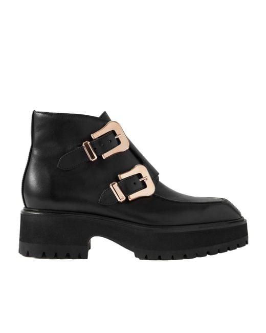 Gabriela Hearst Black Apollo Ankle Boots
