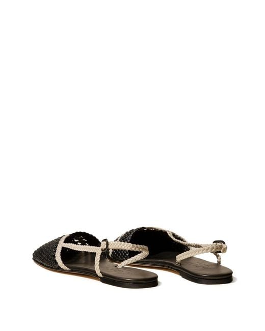 Hereu Brown Square Toe Flats