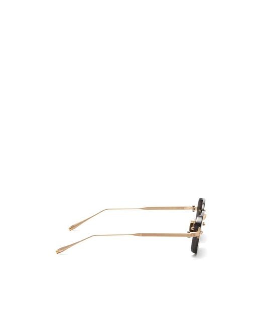 Akoni White Geometric Sunglasses for men