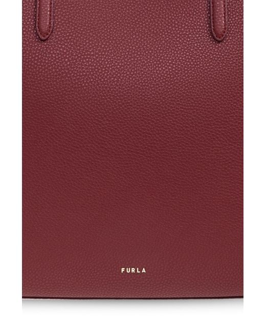 Furla Red Ava Large Shopper Bag