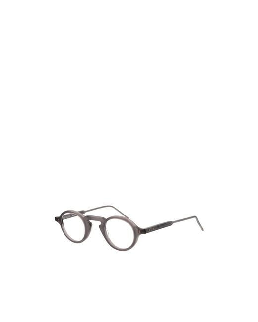 Thom Browne White Round-Frame Optical Glasses for men
