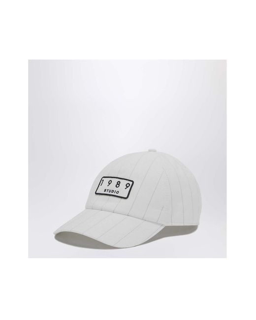 1989 STUDIO White Logo Patch Cap