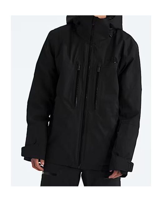 The North Face Black Zip-Up High Neck Chakal Jacket for men