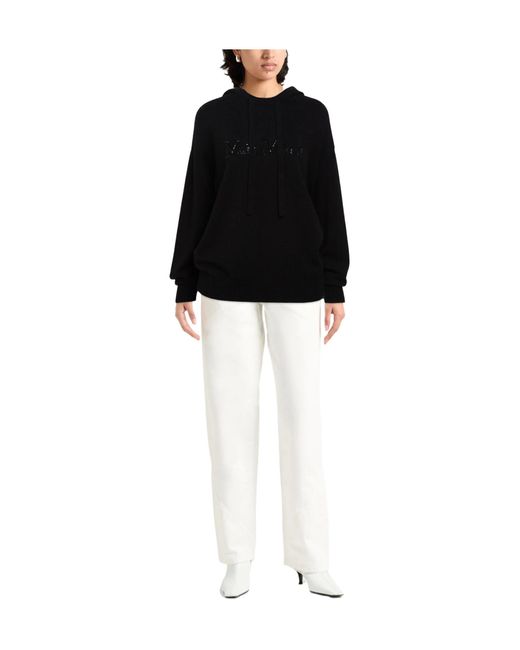 Max Mara Black Solid Color Jumpers