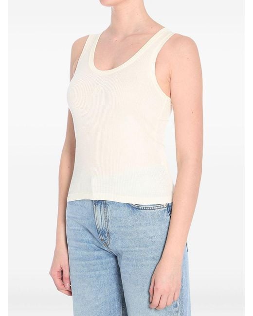 Loewe Blue Anagram Sleeveless Tank Top