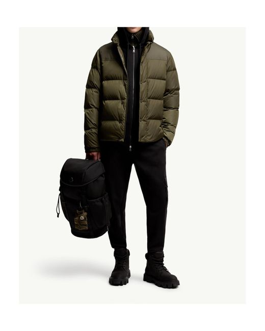 Moncler Black Logo Patch Drawstring Track Pants for men
