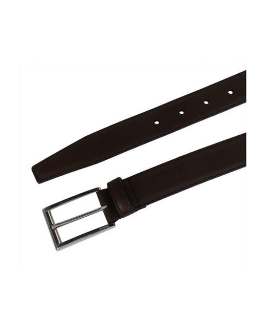 Prada Brown Square Buckle Belt for men