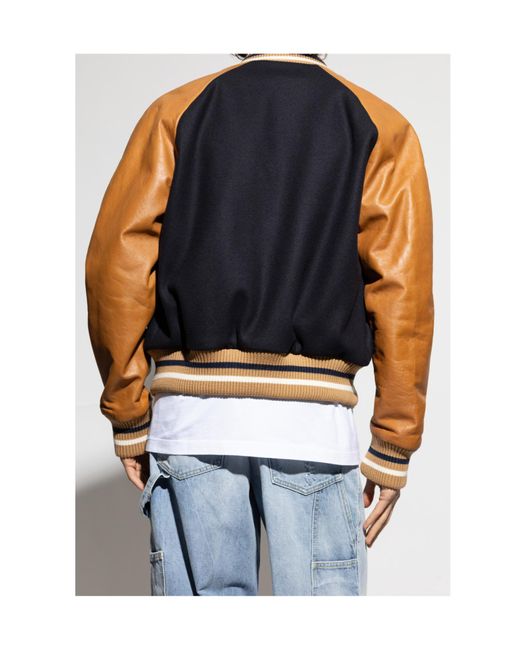 DSquared² Black Logo Patch Buttoned Jacket for men