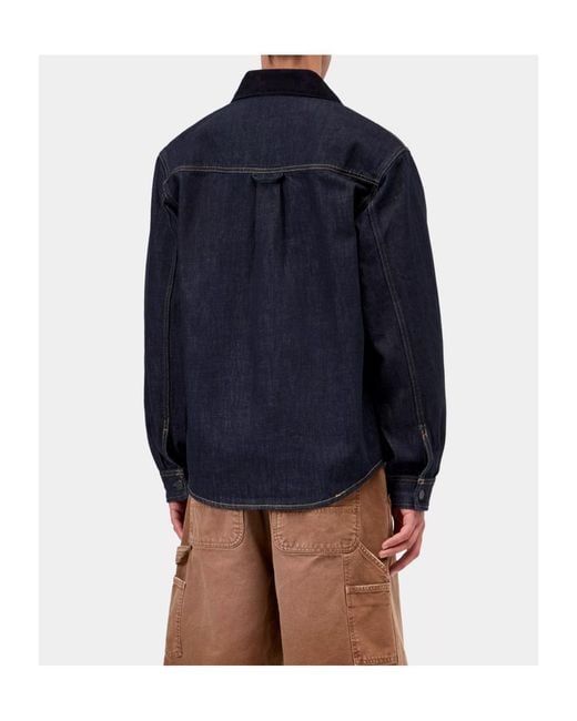 Carhartt Blue Oakland Shirt Jac for men