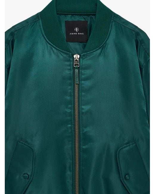 Anine Bing Green Leon Bomber