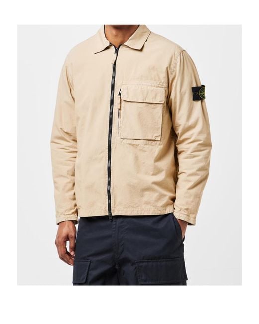 Stone Island Natural Overshirt for men