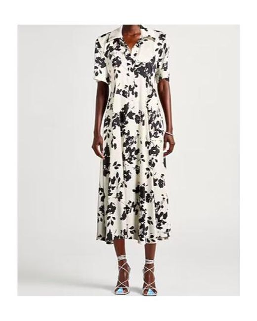 MAX&Co. White Midi Dresses