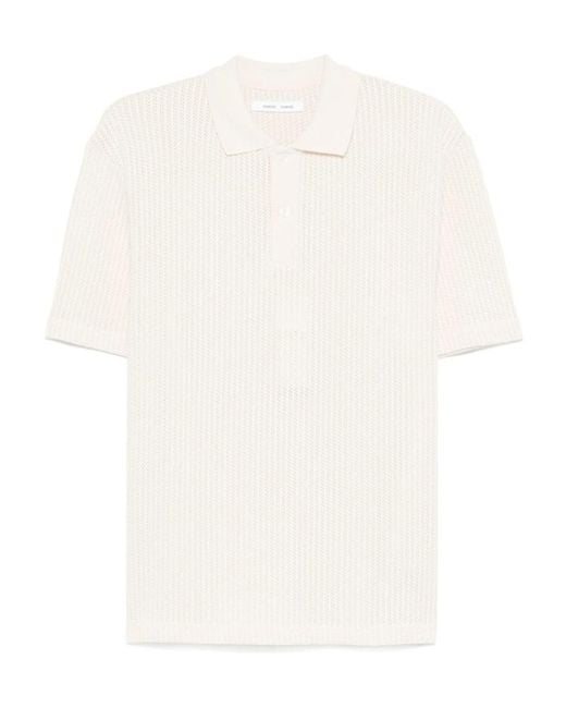 Samsøe & Samsøe White Short-Sleeved Polo Shirt for men