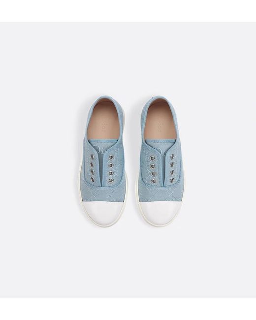 Dior Blue Round-Toe Casual Shoes