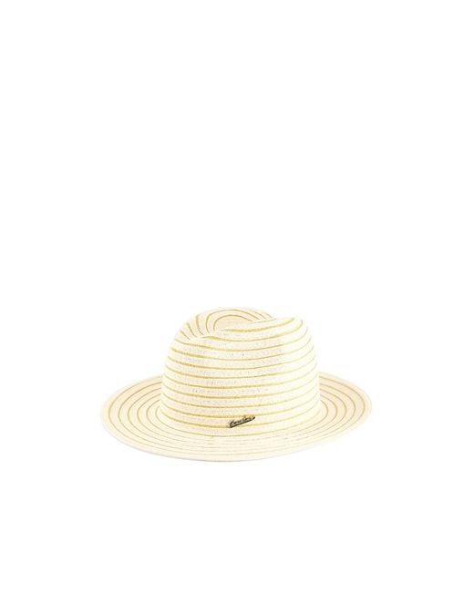Borsalino Natural Leo Fedora Hat for men