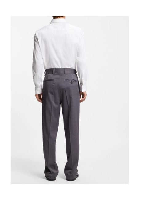 Boss White Buttoned Long-Sleeve Shirt for men