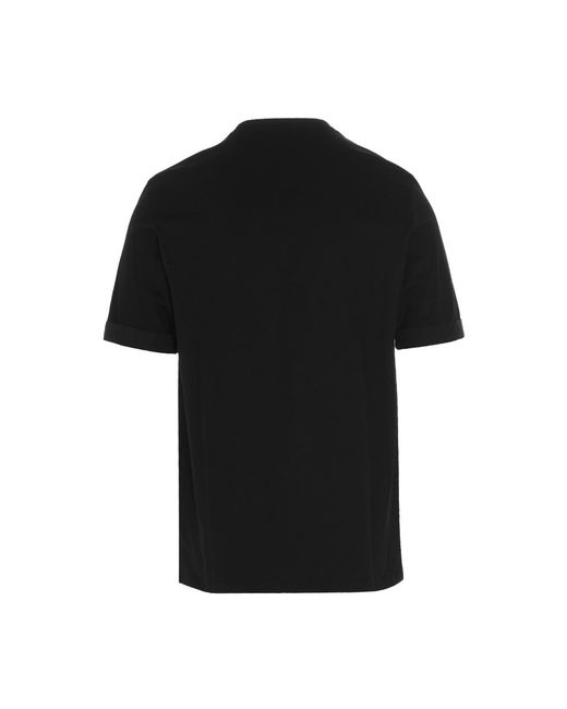 Neil Barrett Black Photo Printed Short-Sleeved T-Shirt for men