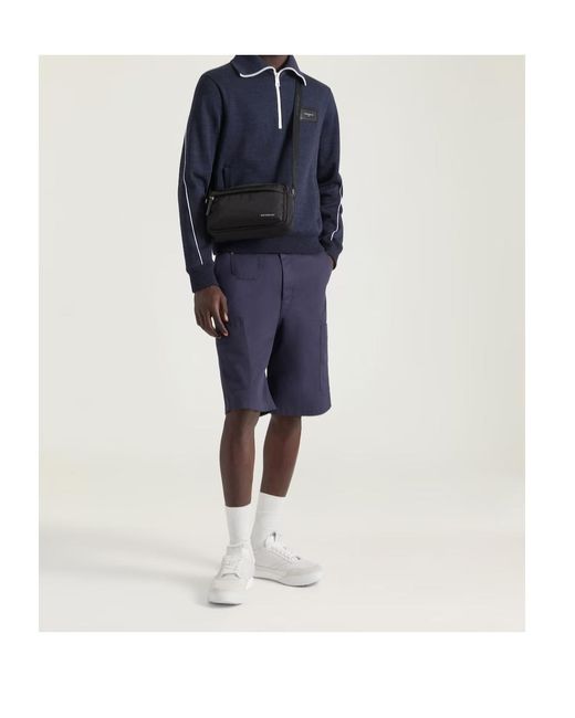 Givenchy White Essential U Medium Crossbody Bag for men