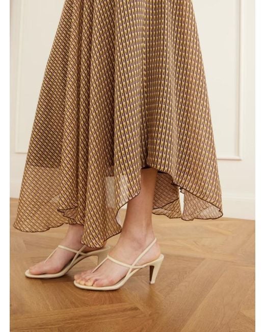 Sir Brown Asymmetrical Long Skirt