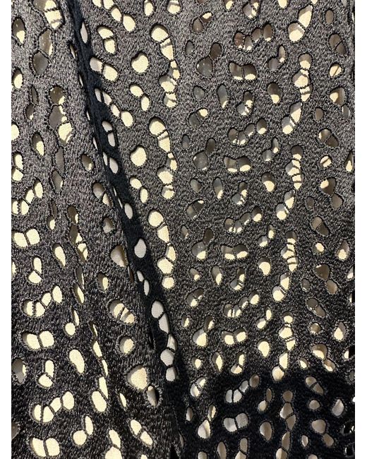 Max Mara Black Long-Sleeved Blouse