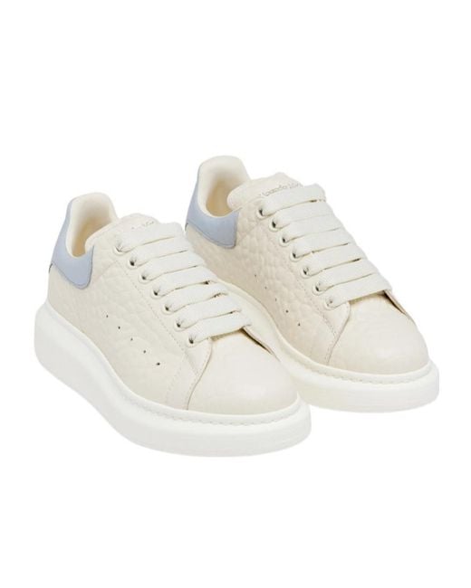McQueen White Oversized Low-Top Sneakers