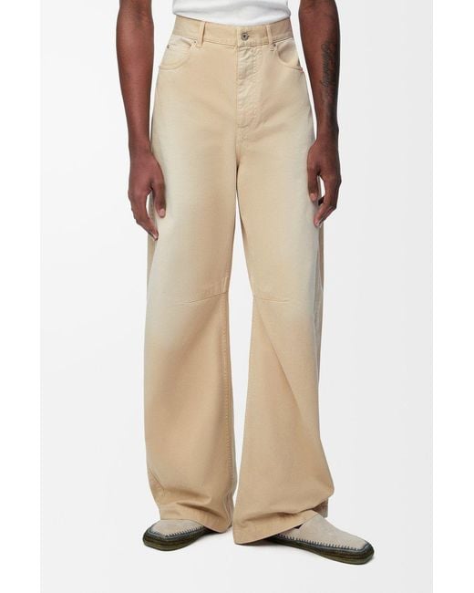 Loewe Natural Barrel Trousers for men