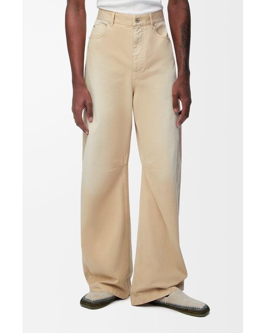 Loewe Natural Belt Loop Casual Pants for men
