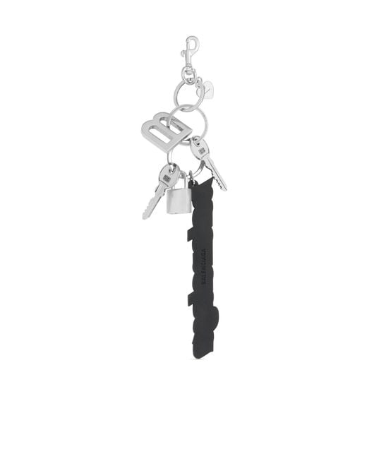 Balenciaga White Kit Charm/Keychain for men