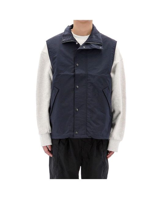 Nanamica Blue 2L Pertex Unlimited Field Vest for men