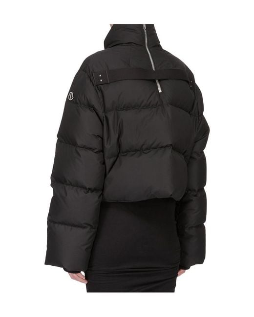 Moncler Black Moncler Rick Owens Cropped Cyclopic Jacket for men