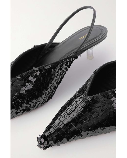 Neous Black Irena Slack-Heeled Heels