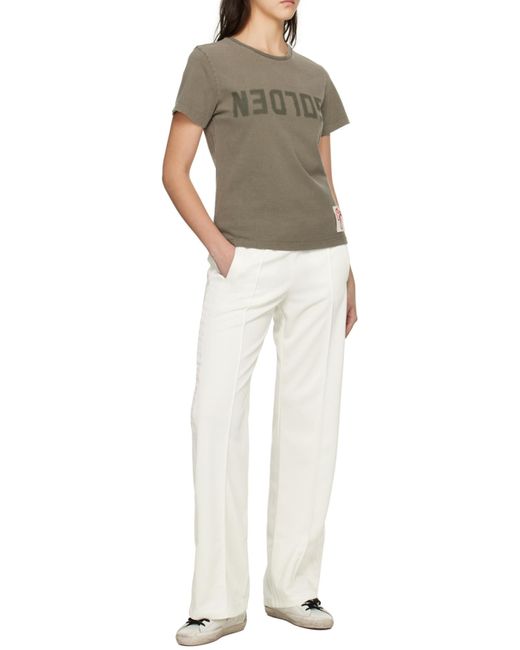 Golden Goose Deluxe Brand Multicolor Logo Printed Crewneck T-Shirt