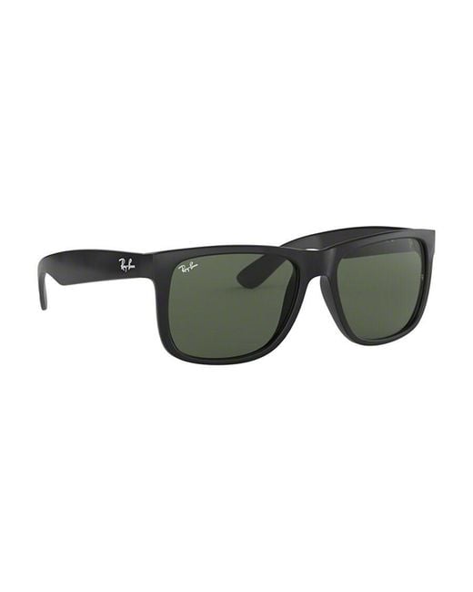 Ray-Ban Green Justin Classic Square Frame Sunglasses for men
