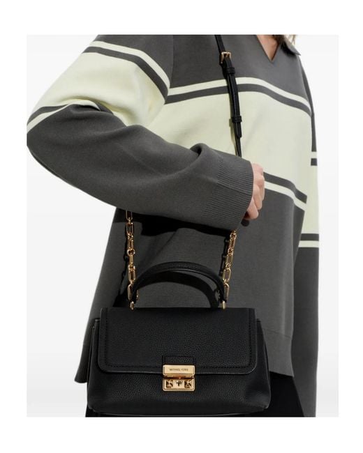 MICHAEL Michael Kors Black Tribeca Medium Satchel Bag