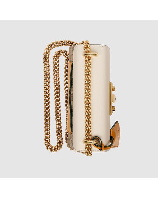 Gucci Natural Padlock Shoulder Bag