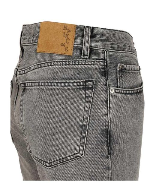 Haikure Gray Logo Patch Classic Jeans for men