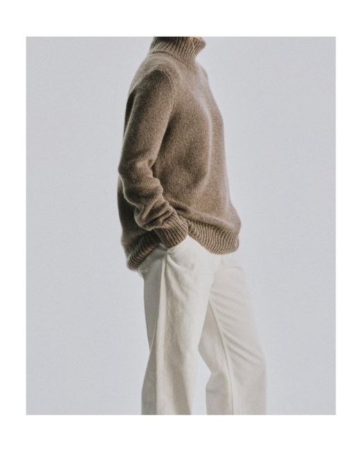 The Row Brown Turtleneck Sweater