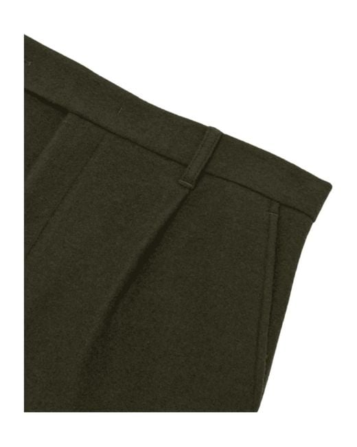 Jil Sander Green Straight-Leg Casual Pants for men