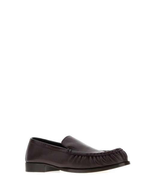 Dries Van Noten Brown Round-Toe Loafers