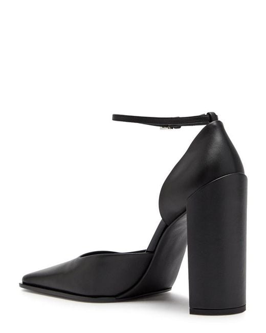 Alaïa Black Dorsay 90 Leather Pumps