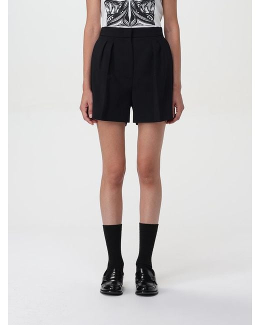 Max Mara Black Giugno Pleat Detailed Shorts