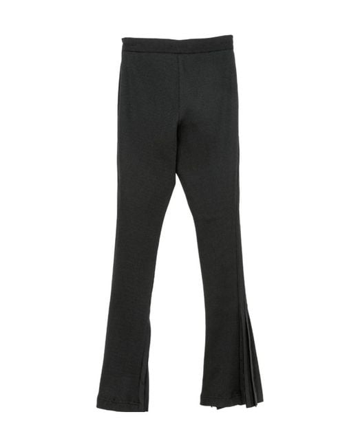 Sacai Black Logo Casual Pants