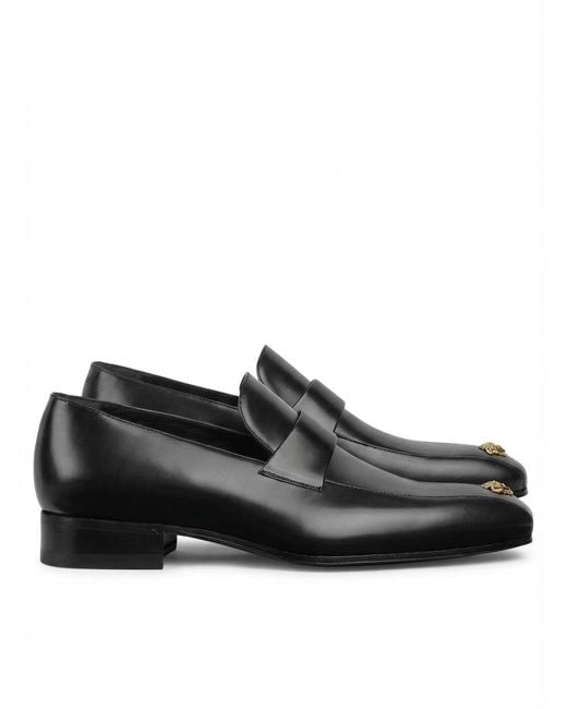Gucci Black Loafer With Crest for men
