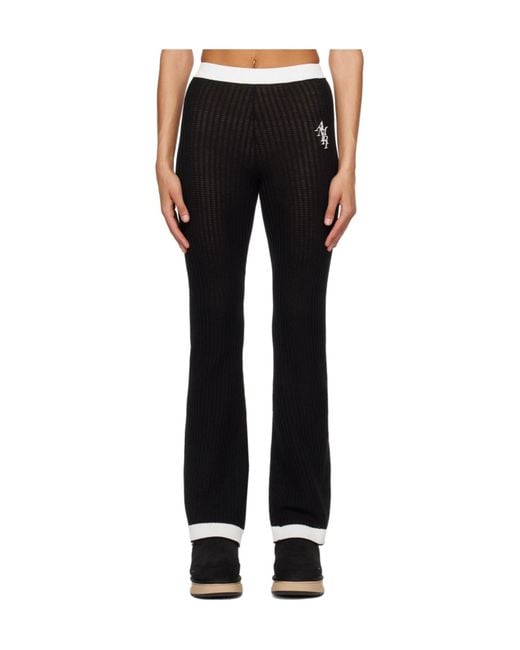 Amiri Black Flared Sweatpants