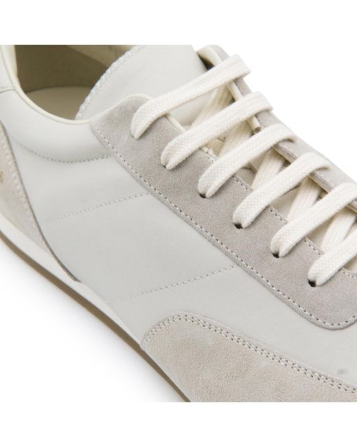 Common Projects White Round Toe Low-Top Sneakers for men