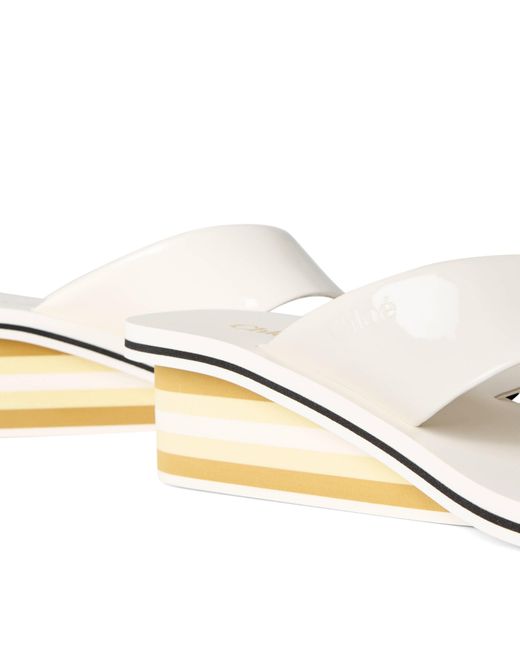 Chloé White Versatile High-Heeled Sandals